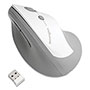 Kensington Pro Fit Ergo Vertical Wireless Mouse, 2.4 GHz Frequency/65.62 ft Wireless Range, Right Hand Use, Gray