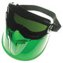 KleenGuard™ V90 Series Face Shield, Black Frame, Dark Green Lens, Anti-Fog
