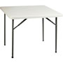 Lorell Banquet Folding Table, 250 lb Capacity, 36" x 29" x 36", Platinum