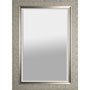 Lorell Mosaic Border Hanging Mirror, 2" Length, Silver Gray