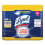 Lysol Disinfecting Wipes, 7 x 8, Lemon and Lime Blossom, 35 Wipes/Canister, 3 Canisters/Pack