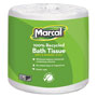 Marcal 100% Recycled Two-Ply Bath Tissue, Septic Safe, White, 330 Sheets/Roll, 48 Rolls/Carton