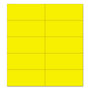 MasterVision™ Dry Erase Magnetic Tape Strips, Yellow, 2" x 7/8", 25/Pack