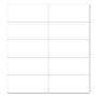 MasterVision™ Dry Erase Magnetic Tape Strips, White, 2" x 7/8", 25/Pack