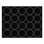 MasterVision™ Interchangeable Magnetic Board Accessories, Circles, Black, 3/4", 20/Pack