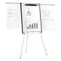 MasterVision™ Tripod Extension Bar Magnetic Dry-Erase Easel, 39" to 72" High, Black/Silver