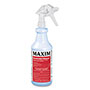 Maxim Germicidal Cleaner, Lemon Scent, 32 oz Bottle, 12/Carton