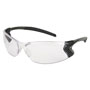 MCR Safety Backdraft Glasses, Clear Frame, Hard Coat Clear Lens