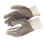 Memphis Glove PVC Dot String-Knit Gloves, Cotton/Polyester, Large