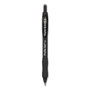Papermate® Profile Retractable Gel Pen, Medium 0.7 mm, Black Ink, Translucent Black Barrel, Dozen
