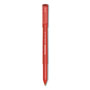 Papermate® Write Bros. Ballpoint Pen, Fine 0.8 mm, Red Ink/Barrel, Dozen