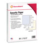Paris Business Forms Medical Security Papers, 32lb, 8.5 x 11, Blue/Canary, 250/Pack