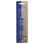 Parker Refill for Parker Retractable Gel Ink Roller Ball Pens, Medium Point, Blue Ink, 2/Pack