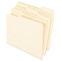 Pendaflex Earthwise by 100% Recycled Manila File Folders, 1/3-Cut Tabs, Letter Size, 100/Box