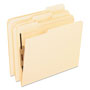 Pendaflex Manila Folders with Two Bonded Fasteners, 1/3-Cut Tabs, Letter Size, 50/Box