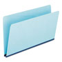 Pendaflex Pressboard Expanding File Folders, Straight Tab, Legal Size, Blue, 25/Box