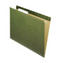 Pendaflex Reinforced Hanging File Folders, Letter Size, 1/3-Cut Tab, Standard Green, 25/Box