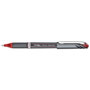 Pentel EnerGel NV Stick Gel Pen, 1 mm Metal Tip, Red Ink/Barrel, Dozen