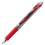 Pentel EnerGel RTX Retractable Gel Pen, Medium 0.7mm, Red Ink, Red/Gray Barrel