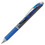 Pentel EnerGel RTX Retractable Gel Pen, Bold 1mm, Blue Ink, Blue/Gray Barrel