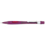 Pentel Quicker Clicker Mechanical Pencil, 0.9 mm, HB (#2.5), Black Lead, Transparent Burgundy Barrel
