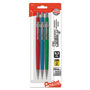 Pentel Sharp Mechanical Pencil, 0.5 mm, HB (#2.5), Black Lead, Assorted Barrel Colors, 3/Pack