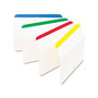 Post-it® 2" Angled Tabs, Lined, 1/5-Cut Tabs, Assorted Primary Colors, 2" Wide, 24/Pack