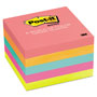 Post-it® Original Pads in Poptimistic Collection Colors, 3" x 3", 100 Sheets/Pad, 5 Pads/Pack