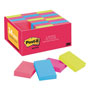 Post-it® Original Pads in Poptimistic Colors, Value Pack, 1.38" x 1.88", 100 Sheets/Pad, 24 Pads/Pack