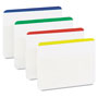 Post-it® Tabs, Lined, 1/5-Cut Tabs, Assorted Primary Colors, 2" Wide, 24/Pack
