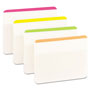 Post-it® Tabs, Lined, 1/5-Cut Tabs, Assorted Brights, 2" Wide, 24/Pack