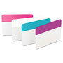 Post-it® Tabs, 1/5-Cut Tabs, Assorted Pastels, 2" Wide, 24/Pack