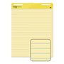 Post-it® Vertical-Orientation Self-Stick Easel Pads, Presentation Format (1 1/2" Rule), 30 Yellow 25 x 30 Sheets, 2/Carton