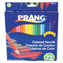 Prang Colored Pencil Sets, 3 mm, 2B (#1), Assorted Lead/Barrel Colors, 72/Pack