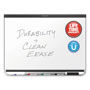 Quartet® Prestige 2 DuraMax Magnetic Porcelain Whiteboard, 96 x 48, Black Frame