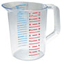 Rubbermaid Bouncer Measuring Cup, 32oz, Clear
