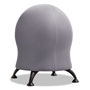 Safco Zenergy Ball Chair, Gray Seat/Gray Back, Black Base
