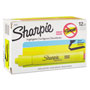 Sharpie® Tank Style Highlighters, Chisel Tip, Fluorescent Yellow, Dozen