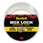 Scotch™ Box Lock Shipping Packaging Tape, 3" Core, 1.88" x 54.6 yds, Clear