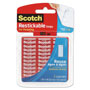 Scotch™ Restickable Mounting Tabs, Removable, Holds Up to 1 lb, 1 x 3, Clear, 6/Pack
