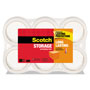 Scotch™ Storage Tape, 3" Core, 1.88" x 54.6 yds, Clear, 6/Pack