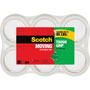 Scotch™ Tough Grip Moving Packaging Tape, 3" Core, 1.88" x 43.7 yds, Clear, 6/Pack