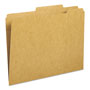 Smead Guide Height Reinforced Heavyweight Kraft File Folders, 2/5-Cut 2-Ply Tab, Right of Center, Letter Size, Kraft, 100/Box