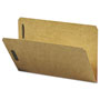Smead Kraft 2-Fastener Folders, Straight Tab, Legal Size, Kraft, 50/Box