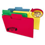 Smead SuperTab Colored File Folders, 1/3-Cut Tabs, Legal Size, 14 pt. Stock, Assorted, 50/Box