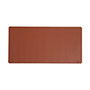 Smead Vegan Leather Desk Pads, 31.5" x 15.7", Brown