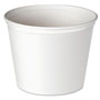 Solo Double Wrapped Paper Bucket, Unwaxed, White, 53 oz, 50/Pack