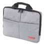 Swiss Mobility Sterling Slim Briefcase, Holds Laptops 14.1", 1.75" x 1.75" x 10.25", Gray