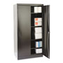 Tennsco 72" High Standard Cabinet, 36w x 24d x 72h, Black
