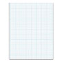 TOPS Cross Section Pads, Cross-Section Quadrille Rule (4 sq/in, 1 sq/in), 50 White 8.5 x 11 Sheets